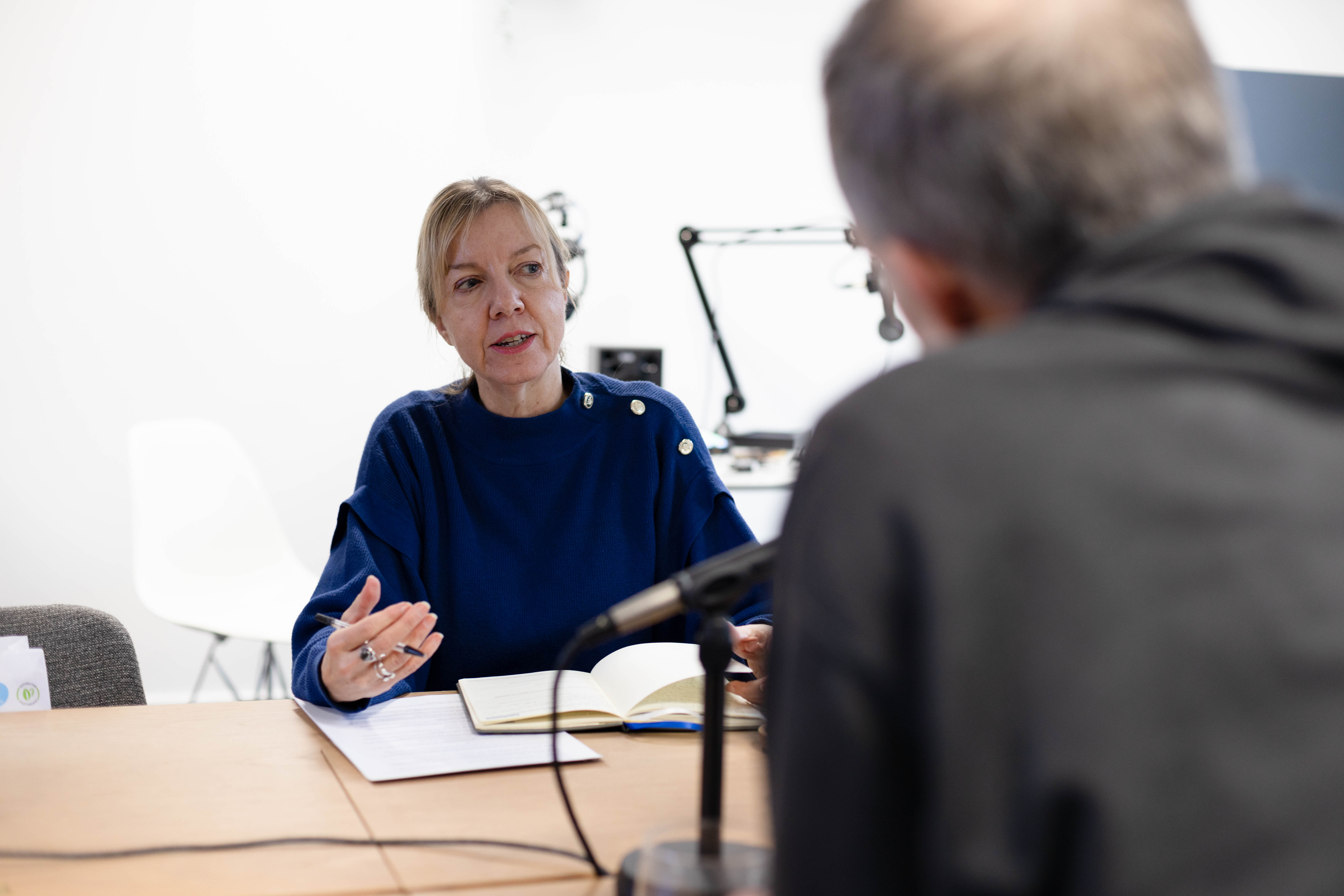 Media interview training session in Southeast Asia